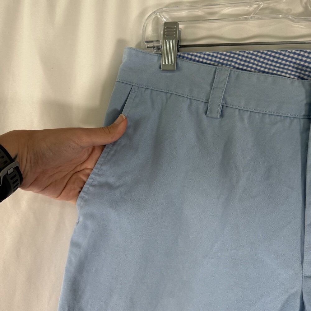 Vineyard Vines Slim Fit Chino Pants Men's 32x32 Blue Flat Front Slash Pockets - Picture 4 of 10